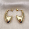 Oro Laminado Small Hoop, Gold Filled Style Polished, Golden Finish, 02.163.0305.18