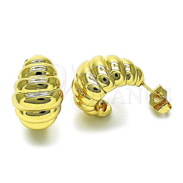 Gold Filled Hoop Earrings — Small Hoop Polished 02. — main product view — SKU 154702 | Oro Laminado aretes de aro — Small Hoop pulido 02. — SKU 154702