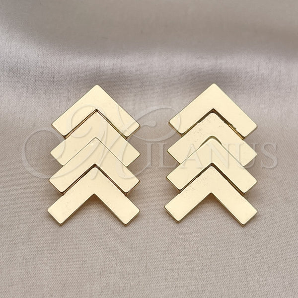 Gold Filled Ring — Stud Earring Polished 02. — main product view — SKU 154796 | Oro Laminado anillo — Stud Earring pulido 02. — SKU 154796