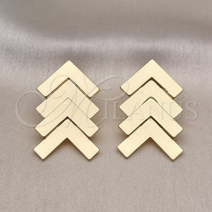 Gold Filled Ring — Stud Earring Polished 02. — main product view — SKU 154796 | Oro Laminado anillo — Stud Earring pulido 02. — SKU 154796
