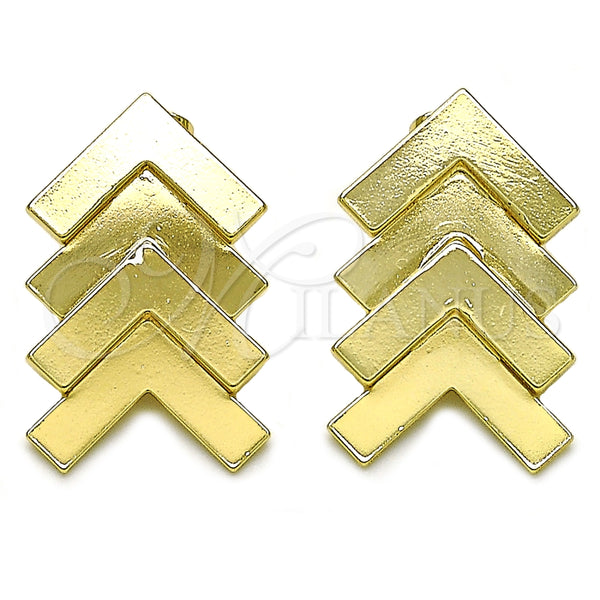 Gold Filled Ring — Stud Earring Polished 02. — alternate product view — SKU 154796 | Oro Laminado anillo — Stud Earring pulido 02. — SKU 154796