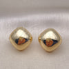 Gold Filled Ring — Stud Earring Polished 02. — alternate product view — SKU 154799 | Oro Laminado anillo — Stud Earring pulido 02. — SKU 154799