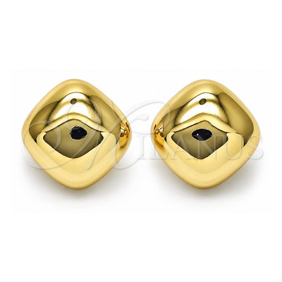 Oro Laminado Stud Earring, Gold Filled Style Polished, Golden Finish, 02.385.0047