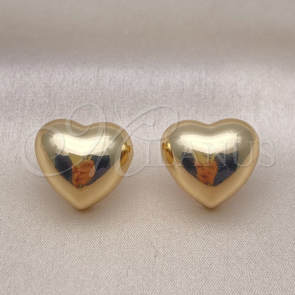 Gold Filled Ring — Stud Earring Heart Design Polished 02. — alternate product view — SKU 154800 | Oro Laminado anillo — Stud Earring corazón diseño pulido 02. — SKU 154800
