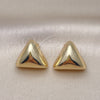 Gold Filled Ring — Stud Earring Polished 02. — alternate product view — SKU 154801 | Oro Laminado anillo — Stud Earring pulido 02. — SKU 154801