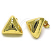 Gold Filled Ring — Stud Earring Polished 02. — main product view — SKU 154801 | Oro Laminado anillo — Stud Earring pulido 02. — SKU 154801
