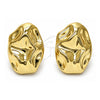 Oro Laminado Stud Earring, Gold Filled Style Polished, Golden Finish, 02.385.0052