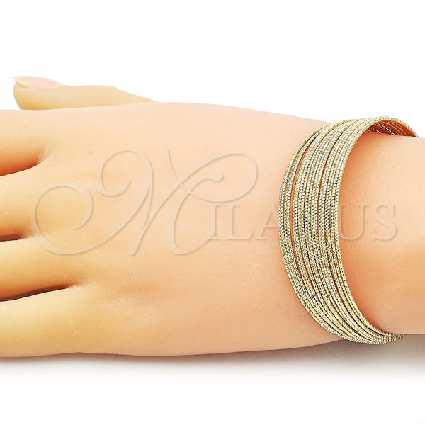 Gold Filled Jewelry — Individual Bangle Polished 07. 18 MM Thickness One — alternate product view — SKU 154839 | Oro Laminado joyería — Individual Bangle pulido 07. 18 MM Thickness One — SKU 154839