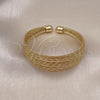 Oro Laminado Individual Bangle, Gold Filled Style Polished, Golden Finish, 07.284.0001 (18 MM Thickness, One size fits all)