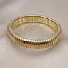 Oro Laminado Fancy Bracelet, Gold Filled Style Expandable Bead Design, Polished, Golden Finish, 03.213.0252.08 (12 MM Thickness, 8 Inches Length)