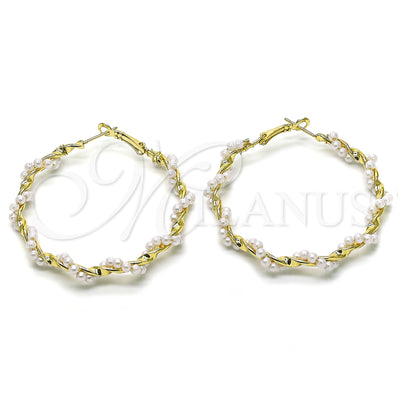Gold Filled Gold-Filled Twist Hoop Earrings 02.196.0114.50 for wholesale, main product view