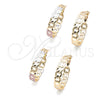 Oro Laminado Medium Hoop, Gold Filled Style Curb Design, Polished, Golden Finish, 02.196.0116.1.40