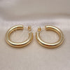 Oro Laminado Medium Hoop, Gold Filled Style Polished, Golden Finish, 02.163.0312.40