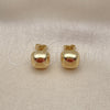 Gold Filled Ring — Stud Earring Polished 02. — alternate product view — SKU 155151 | Oro Laminado anillo — Stud Earring pulido 02. — SKU 155151