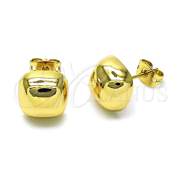 Gold Filled Ring — Stud Earring Polished 02. — alternate product view — SKU 155151 | Oro Laminado anillo — Stud Earring pulido 02. — SKU 155151