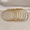 Oro Laminado Semanario Bangle, Gold Filled Style Polished, Golden Finish, 07.298.0001.05 (03 MM Thickness, Size 5 (2.50 Diameter))