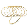 Oro Laminado Semanario Bangle, Gold Filled Style Polished, Golden Finish, 07.298.0001.06 (03 MM Thickness, Size 6 (2.75 Diameter))