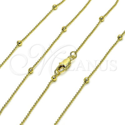 Gold Filled Gold-Filled Ball Necklace 04.213.0318.24 for wholesale, main product view