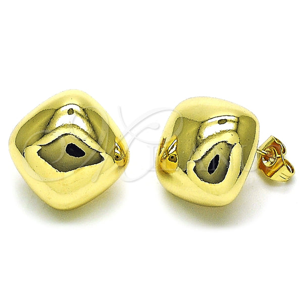Gold Filled Ring — Stud Earring Polished 02. — alternate product view — SKU 155297 | Oro Laminado anillo — Stud Earring pulido 02. — SKU 155297