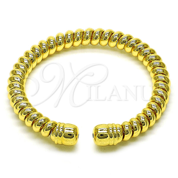 Gold Filled Jewelry — Individual Bangle Twist and Spiral Design Polished 07. — main product view — SKU 155308 | Oro Laminado joyería — Individual Bangle Twist and espiral diseño pulido 07. — SKU 155308