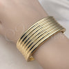 Oro Laminado Individual Bangle, Gold Filled Style Polished, Golden Finish, 07.307.0018.04 (25 MM Thickness, Size 4 (2.25 Diameter))