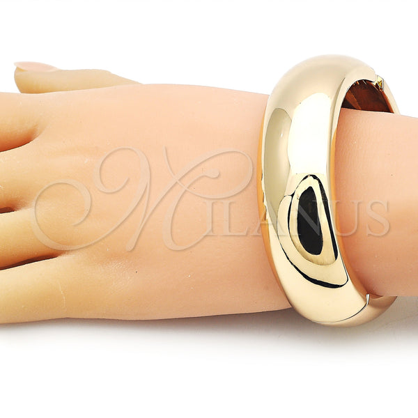 Gold Filled Jewelry — Individual Bangle Polished 07. 21 MM Thickness Size — alternate product view — SKU 155332 | Oro Laminado joyería — Individual Bangle pulido 07. 21 MM Thickness Size — SKU 155332