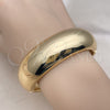 Oro Laminado Individual Bangle, Gold Filled Style Polished, Golden Finish, 07.307.0020.04 (21 MM Thickness, Size 4 (2.25 Diameter))