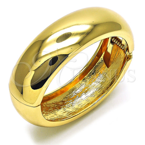 Oro Laminado Individual Bangle, Gold Filled Style Polished, Golden Finish, 07.307.0020.04 (21 MM Thickness, Size 4 (2.25 Diameter))