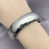 Rhodium Gold Filled Individual Bangle, Polished, Rhodium Finish, 07.307.0020.1.04 (21 MM Thickness, Size 4 (2.25 Diameter))