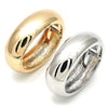 Rhodium Gold Filled Individual Bangle, Polished, Rhodium Finish, 07.307.0020.1.04 (21 MM Thickness, Size 4 (2.25 Diameter))