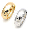 Oro Laminado Individual Bangle, Gold Filled Style Polished, Golden Finish, 07.307.0022.05 (24 MM Thickness, Size 5 (2.50 Diameter))