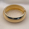 Oro Laminado Individual Bangle, Gold Filled Style Polished, Golden Finish, 07.307.0023.05 (30 MM Thickness, Size 5 (2.50 Diameter))
