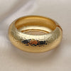 Oro Laminado Individual Bangle, Gold Filled Style Disco Design, Polished, Golden Finish, 07.307.0024.05 (30 MM Thickness, Size 5 (2.50 Diameter))