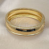 Oro Laminado Individual Bangle, Gold Filled Style Polished, Golden Finish, 07.307.0025.04 (20 MM Thickness, Size 4 (2.25 Diameter))