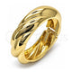 Aro Individual 07.307.0027.04 Oro Laminado, Diseño de Torcido, Pulido, Tono Dorado (Grosor 20 MM, Talla 4 (2,25 de Diámetro))