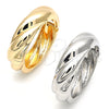 Oro Laminado Individual Bangle, Gold Filled Style Twist Design, Polished, Golden Finish, 07.307.0027.04 (20 MM Thickness, Size 4 (2.25 Diameter))