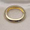 Oro Laminado Individual Bangle, Gold Filled Style Chunky Design, Polished, Golden Finish, 07.307.0030.04
