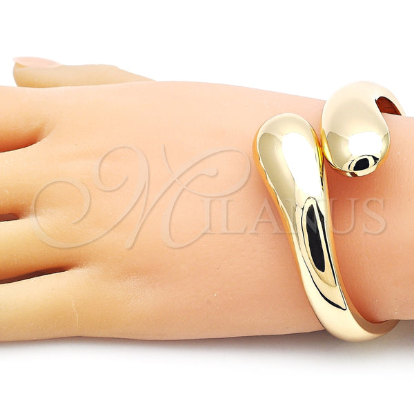 Gold Filled Jewelry — Individual Bangle Polished 07. 35 MM Thickness Size — alternate product view — SKU 155353 | Oro Laminado joyería — Individual Bangle pulido 07. 35 MM Thickness Size — SKU 155353