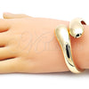 Oro Laminado Individual Bangle, Gold Filled Style Polished, Golden Finish, 07.307.0031.04 (35 MM Thickness, Size 4 (2.25 Diameter))