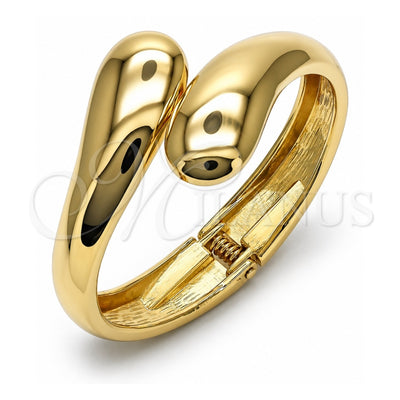 Oro Laminado Individual Bangle, Gold Filled Style Polished, Golden Finish, 07.307.0031.04 (35 MM Thickness, Size 4 (2.25 Diameter))