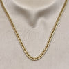Oro Laminado Basic Necklace, Gold Filled Style Polished, Golden Finish, 04.213.0329.24 (05 MM Thickness, 24 Inches Length)