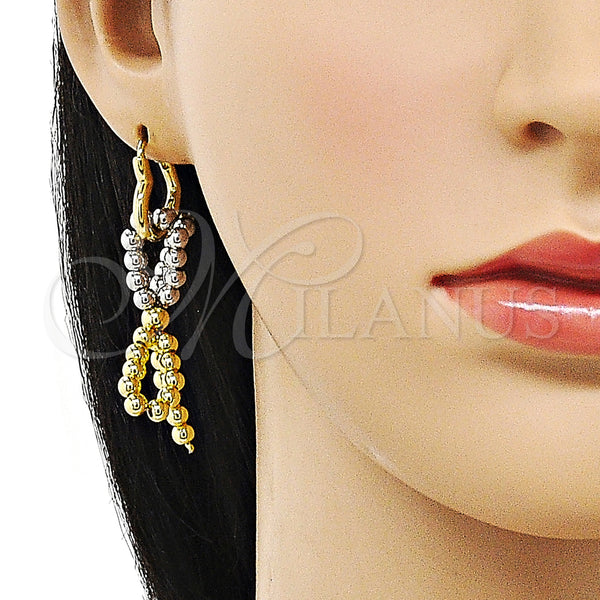 Gold Filled Ring — Dangle Earring Bow and Heart Design Polished Two — alternate product view — SKU 155467 | Oro Laminado anillo — Dangle Earring Bow and corazón diseño pulido Two — SKU 155467