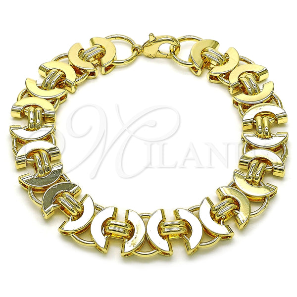 Gold Filled Bracelet — Fancy Bracelet Polished 03. 14 MM Thickness 9 — main product view — SKU 155521 | Oro Laminado brazalete — elegante Bracelet pulido 03. 14 MM Thickness 9 — SKU 155521