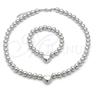 Rhodium Gold-Filled Jewelry Set 06.341.0009.1 for wholesale, main product view