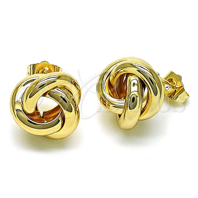 Dorado Oro Laminado Aretes, vista principal del producto por Mayoreo, vista principal del producto