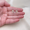 Gold Filled Ring — Stud Earring Horseshoe Design with Multicolor Cubic Zirconia — alternate product view — SKU 155634 | Oro Laminado anillo — Stud Earring Horseshoe diseño with Multicolor Cubic Zirconia — SKU 155634