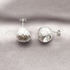 Rhodium Gold Filled Small Hoop, Diamond Cutting Finish, Rhodium Finish, 02.196.0172.20