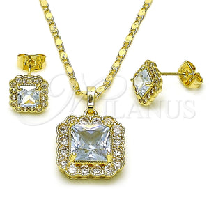 Gold Filled Ring — Earring and Pendant Adult Set Cluster Design with — main product view — SKU 155665 | Oro Laminado anillo — Earring and Pendant Adult Set Cluster diseño with — SKU 155665