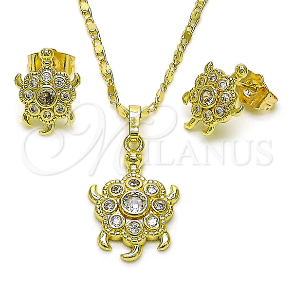 Gold Filled Ring — Earring and Pendant Adult Set Turtle Design with — main product view — SKU 155674 | Oro Laminado anillo — Earring and Pendant Adult Set Turtle diseño with — SKU 155674