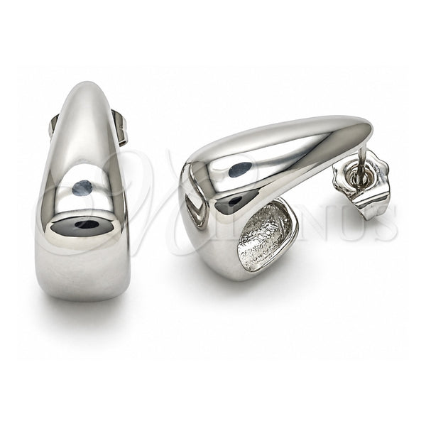 White Gold Filled Small Hoop, Polished, Rhodium Finish, 02.163.0231.1.16